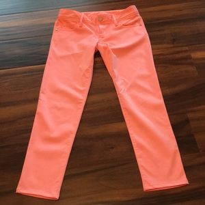 NWOT Lilly Pulitzer Worth Skinny Melon Peach Jeans